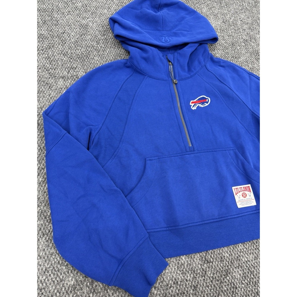 Lululemon x Buffalo Bills Women's XL/XXL Scuba Oversized Half-Zip Hoodie - Picture 2 of 12